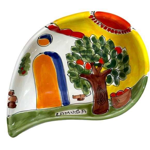 Vintage Italian La Musa Signed Decorative Wall Hanging Plate - Picture 1 of 8